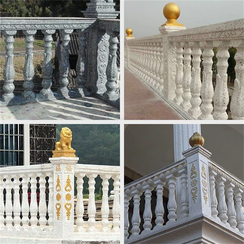 Римска колона, под формата на парапет за балкон, Европейската molded ваза, колона, Циментова ограда, модел ограда, Пластмасов модел на сградата