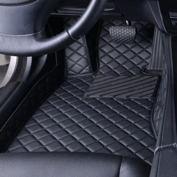 Потребителски автомобилни постелки 100％ за Peugeot 207 2009-2014 автомобилни накладки за краката аксесоари за интериора водоустойчив килими подложка за полагане на автомобила 차량용품