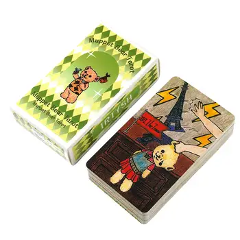 Кукли Мечка Колода Карти Таро С Предавателна Английската версия на Карти Таро Играчка за Гадаене игра