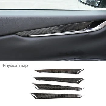 За Maserati Ghibli 2014-2019, вътрешна врата панела, покритие от настоящето въглеродни влакна, модификация автомобилни стикери, аксесоари за автомобили