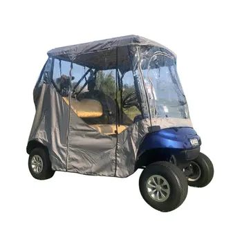 - Чанта за количка за голф и 2 пътнически зад волана на ципове YKK сив цвят