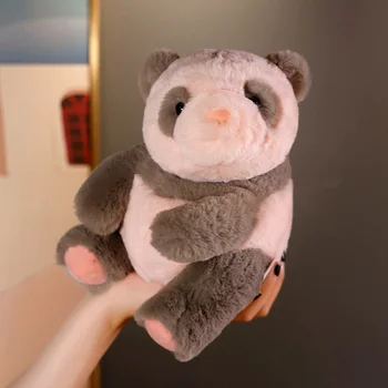 Плюшени играчки Kawaii Panda Cub, Сладки Розови Мечки-Панди, Плюшен кукла, Мека играчка за деца, най-Добрият подарък За Рожден Ден