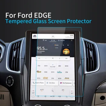 Автомобилни стикери, протектор на екрана, за да навигатор Ford Edge 23, Защитен слой от закалено стъкло, Автомобилни аксесоари за превозни средства