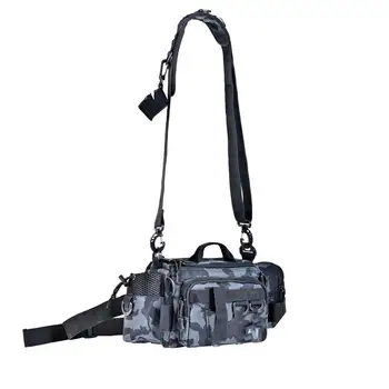 Чанта за риболовни принадлежности през рамо Водоустойчива чанта за риболовни принадлежности, Водоустойчив риболовна поясная чанта През рамо, чанта за риболов риболов, летят