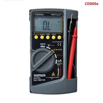 CD800a Цифров мултицет За измерване на електрически капацитет и честота Ръчно каишка Инструкция за експлоатация