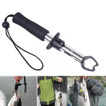 Риболовен улавяне 15-21,5 см, Ръчен Регулатор за рыбьих устните от неръждаема стомана, Дръжка за захващане на риболовни принадлежности, Клещи, Държач за риболов E0L1