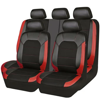 WZBWZX Кожена изработена от дишаща материя Универсален калъф за седалка, Honda Accord, Civic на Honda CR-V Специални автоаксесоари