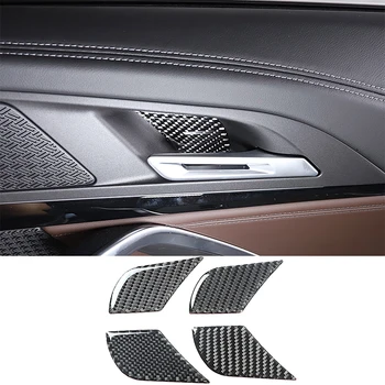 За BMW X1 U11 2023-2024 Мека автомобили купа вътрешните врати от въглеродни влакна, декоративни аксесоари за интериора на колата