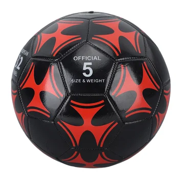 Детска футболна топка Размер 5, Тренировъчен футболна топка, Надуваема топка за игри на открито