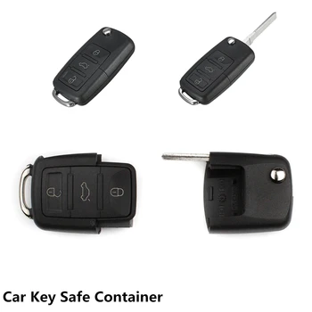 За кола Преносим контейнер за ключове за безопасно съхранение на Контейнер за ключове от колата Таен Скрит Кухи калъф за ключове