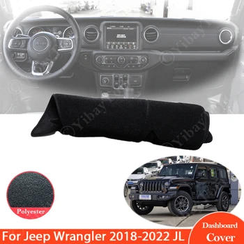за Jeep Wrangler Unlimited S Sport 2018-2022 JL Кутията на таблото е Защитна Подплата Таблото Козирка Килим Подложка за арматурното табло 2021