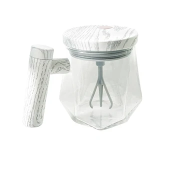 2023 Нова автоматична чаша-Миксер Преносим Шейкър за приготвяне на кафе, мляко, протеин на прах, сок, Електрически миксер, Бутилка-Шейкър, Стъклена чаша с вътрешен резервоар