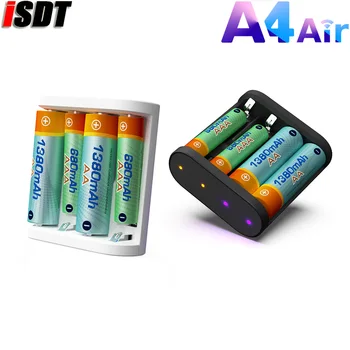 ISDT A4 Air 10 W 1.5 A DC Интелигентно Зарядно Устройство За AA AAA 10500 12500 NiMH NiCd Li-lon LiFePO4 Батериите