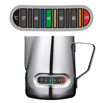 Стикер с термометър за промяна на цветове, Множество Стикер С Термометър, чашата за Кафе от неръждаема Стомана, Столове за измерване на температурата на