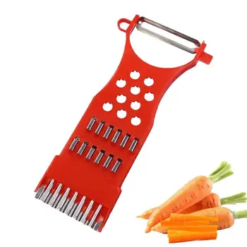 Ръчно ренде-слайсер, трайно нож от неръждаема стомана, Моркови, картофелечистка, лесен за използване многофункционален кухненски инструмент за почистване на зеленчуци