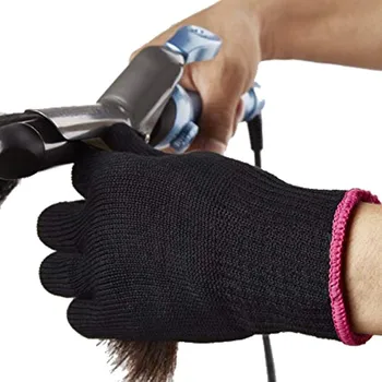 Ръкавици за изправяне на коса, химическо завивка, фризьорски салон топлоустойчиви ръкавици за пръсти, инструменти за стайлинг на коса, топлоустойчиви ръкавици за подреждане