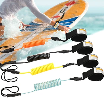 Еластичната въже за сърфиране от TPU, подсигурен въже за ръце, поставки за гребла, бяла дъска, колани за каишка, аксесоари за сърф екипировка за сърф