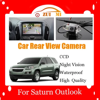 Автомобилна камера за обратно виждане За Saturn Outlook 2007 ~ 2010 Водоустойчив CCD Full HD Резерв парковочная камера за нощно виждане