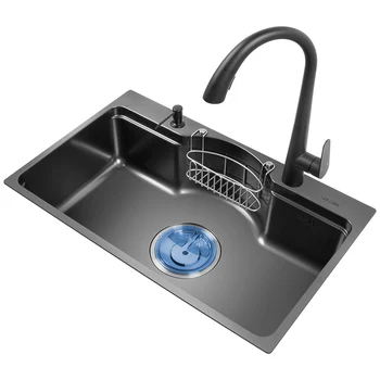 Мивка за зеленчуци от неръждаема стомана Nano 304 За кухненски мивки, Домакински Смесител за мивка, Водосточни кран Voppo Evier под мивката